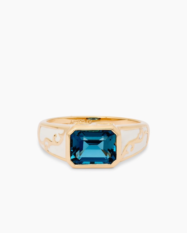 Ring mit Blautopas