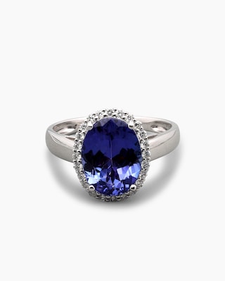 Produktabbildung 1 für Ring mit Tansanit AAAAA und Brillanten