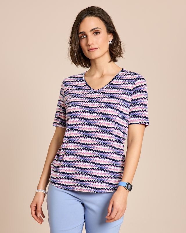 Shirt mit Minimal-Druck