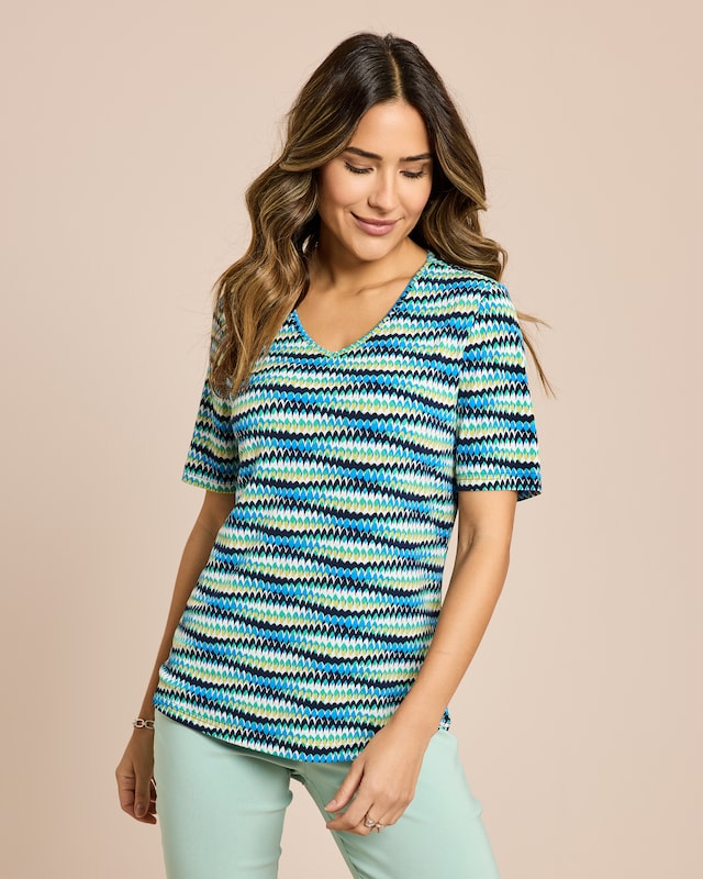 Shirt mit Minimal-Druck