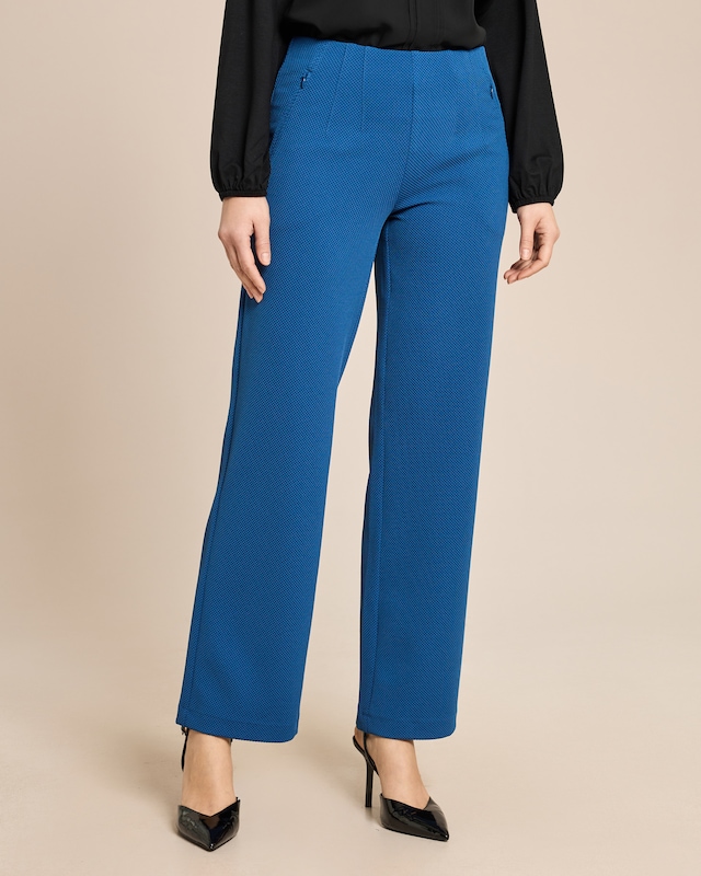 Marlenehose Waffelpique-Optik