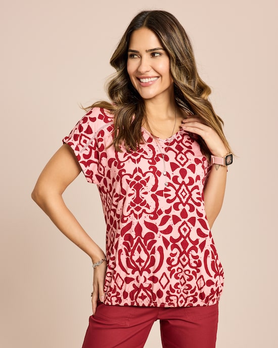 Produktabbildung für Shirt mit Ornamental Druck