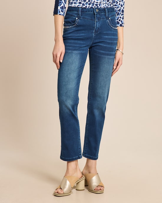 Produktabbildung für Straight Jeans, cropped