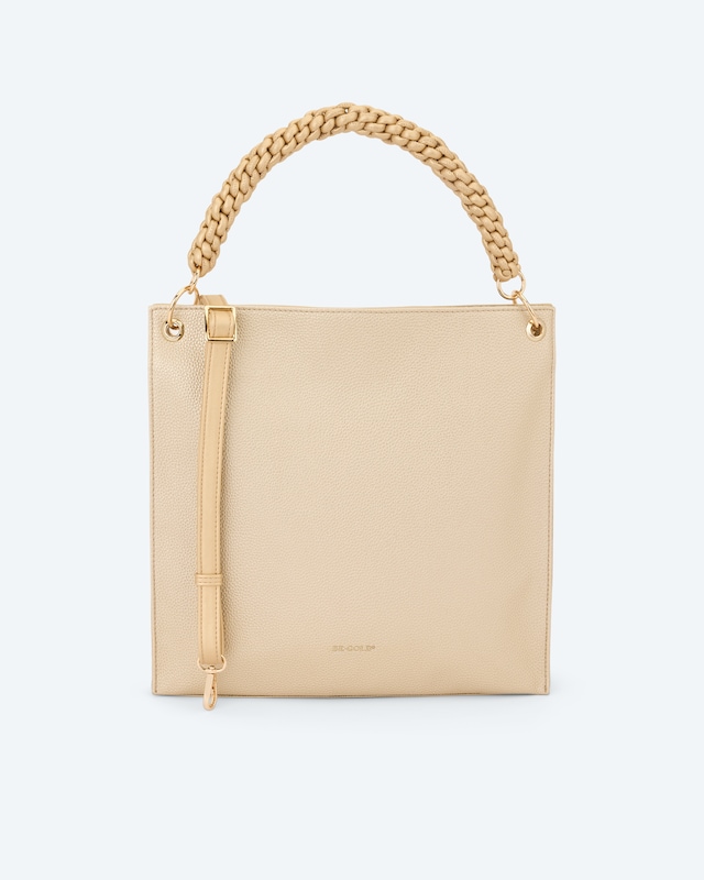 Kurzgrifftasche mit Perlen