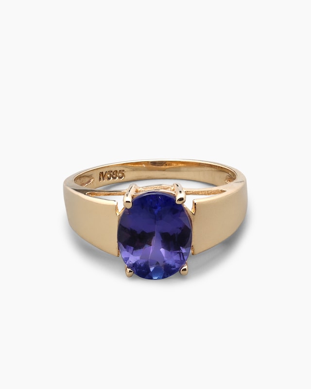 Ring mit Tansanit AAAA