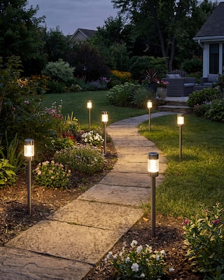 Produktabbildung 1 für 6 Solarleuchten "Basic"