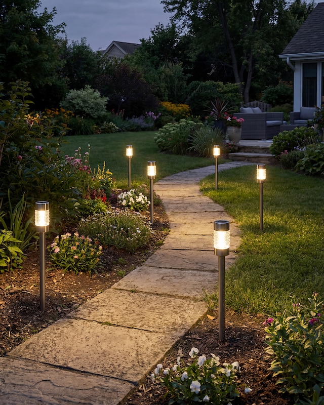 6 Solarleuchten "Basic"