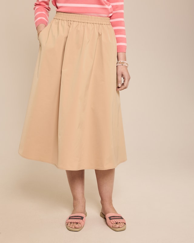 Taftrock elastischer Bund