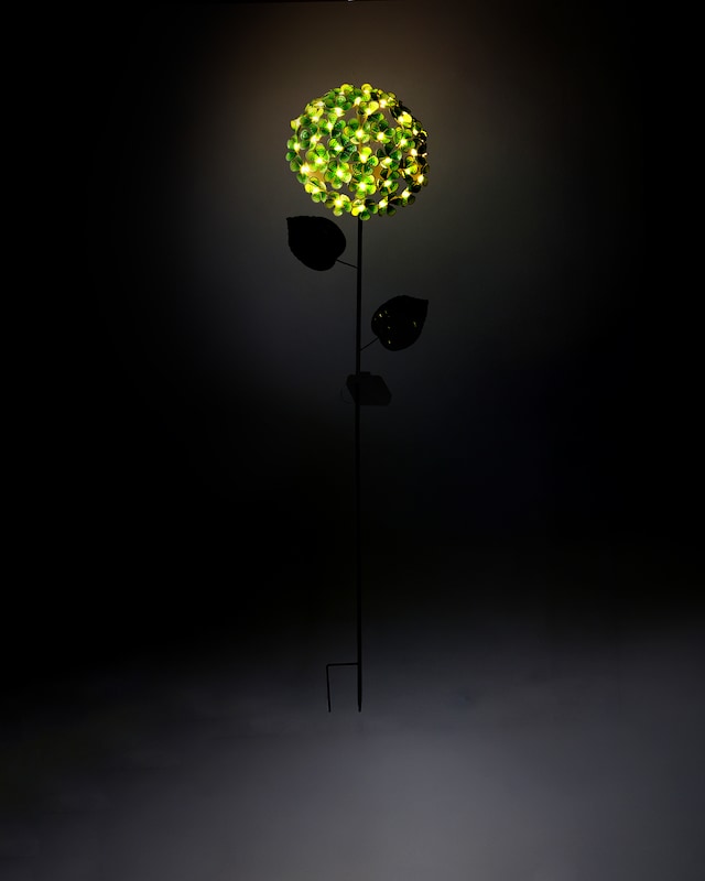 LED-Solar-Gartenstecker "Hortensie"