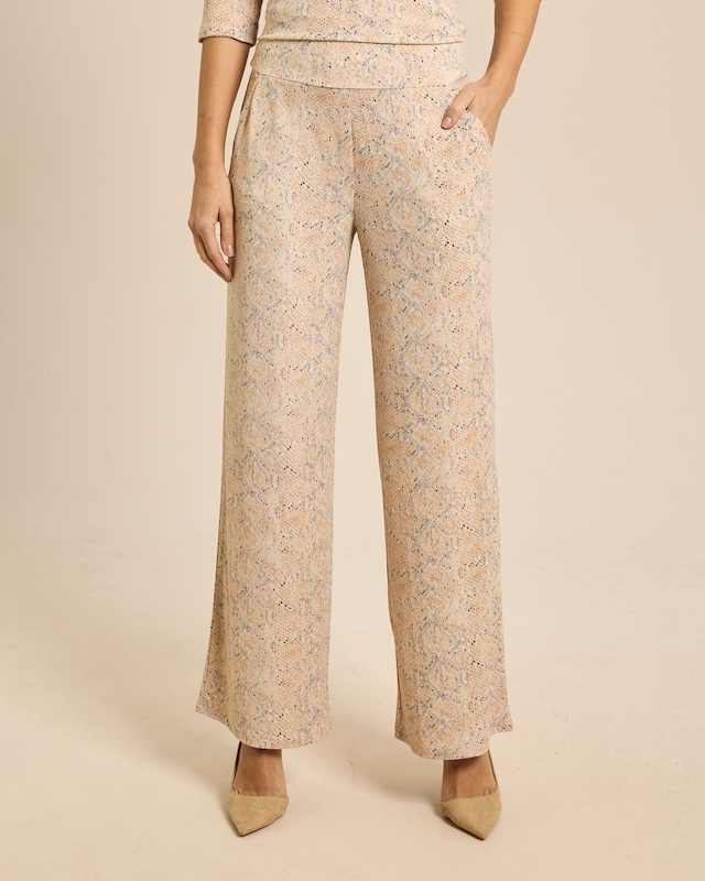 Women Deluxe Hose mit Snake Print