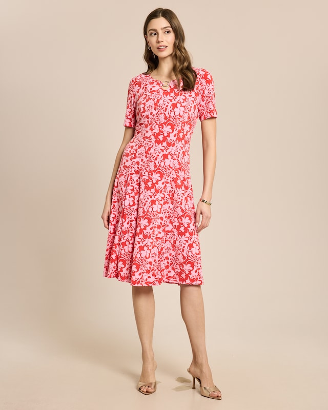 Kleid mit Blumendruck