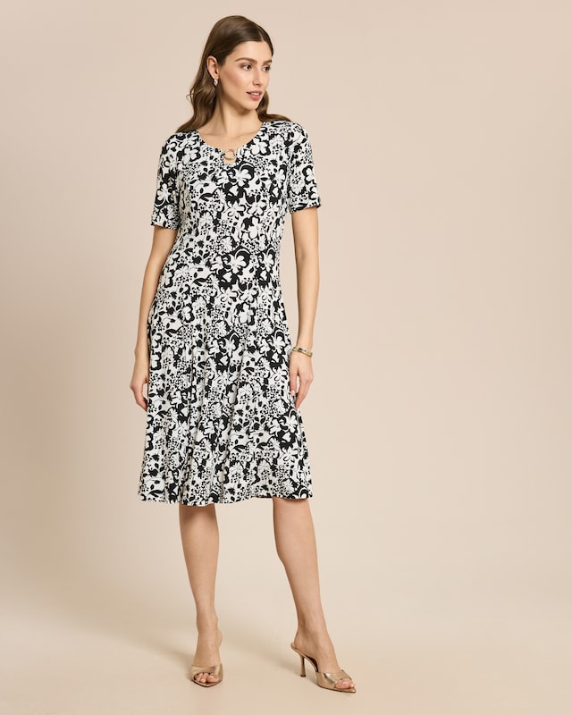 Kleid mit Blumendruck