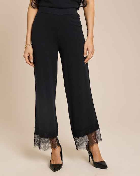 Produktabbildung für 7/8 Strickhose mit Spitzensaum