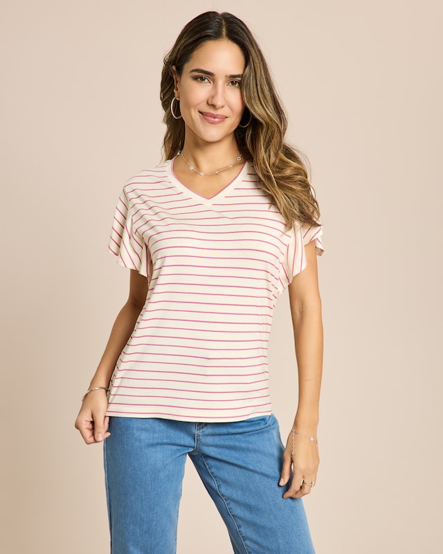 Shirt mit Streifen