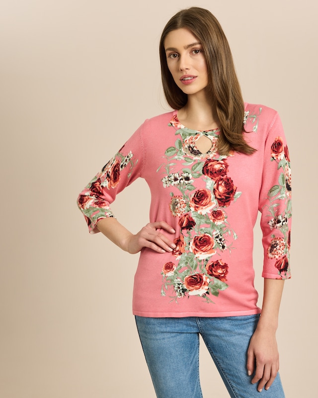 Pullover Rosenranken