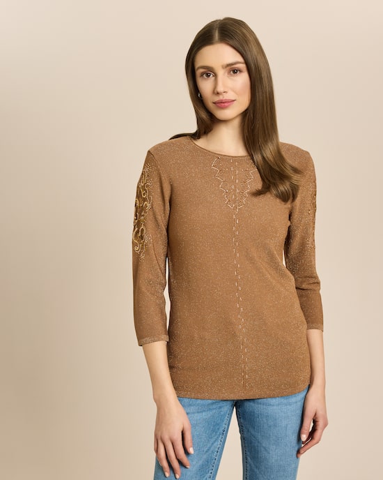 Produktabbildung für Glow Pullover Spitzendeko