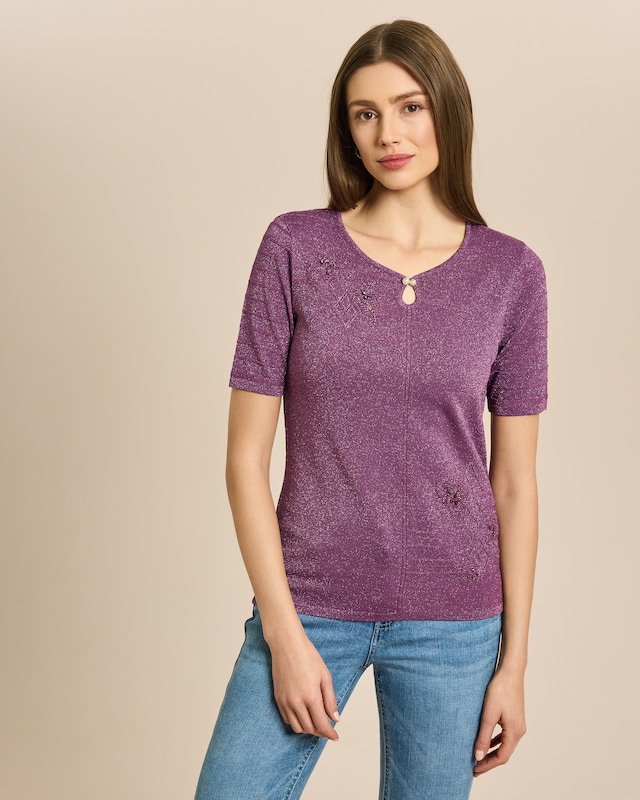 Pullover mit Strassdeko