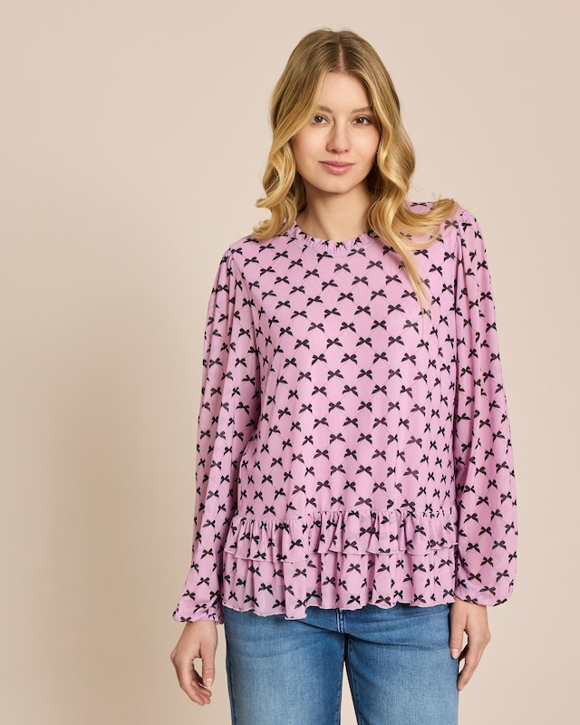 Shirtbluse mit Druck