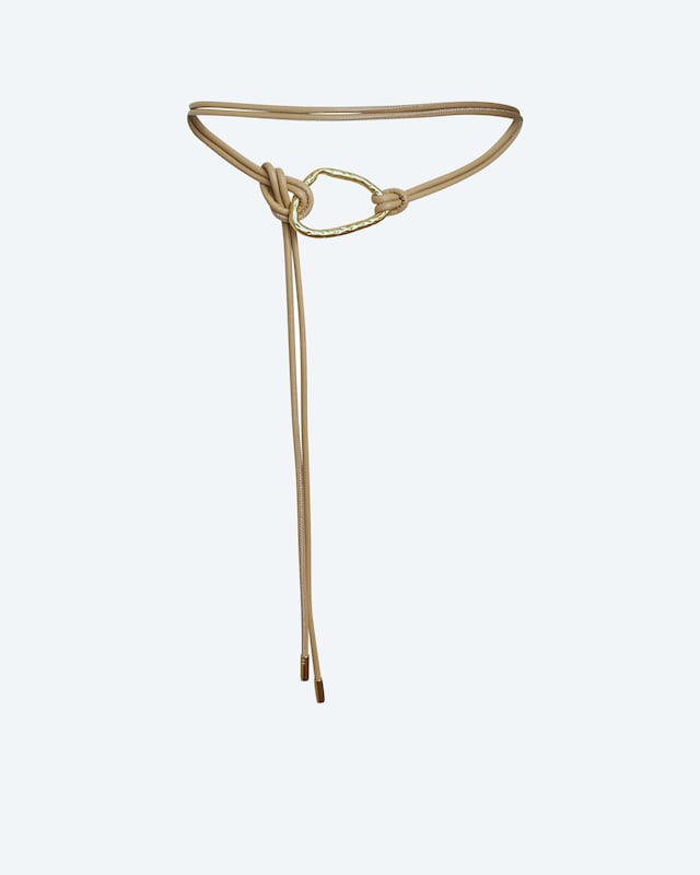 Bindegürtel mit Metallapplikation