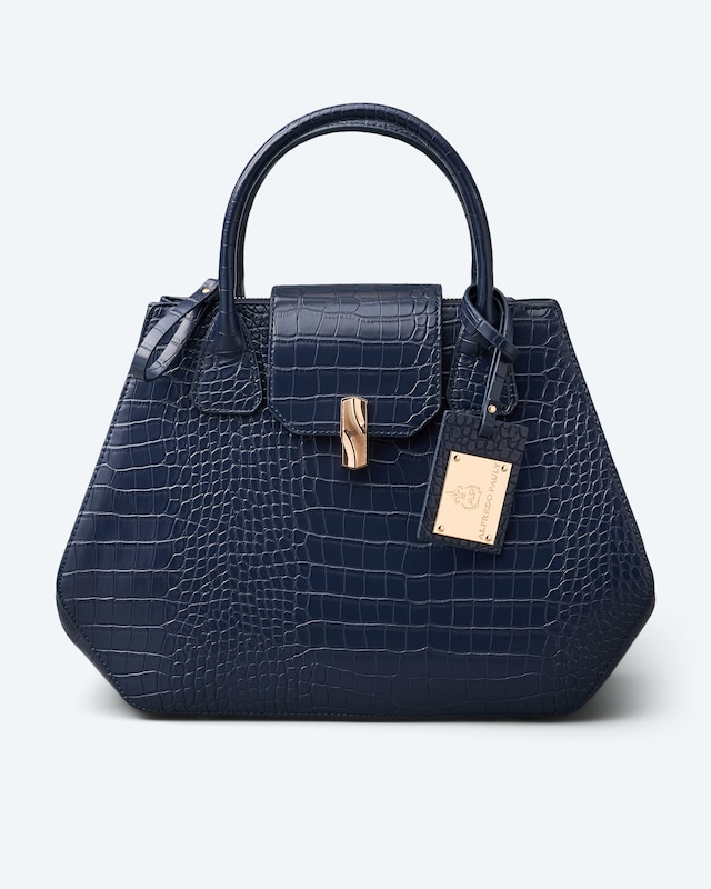 Tasche in Kroko-Optik