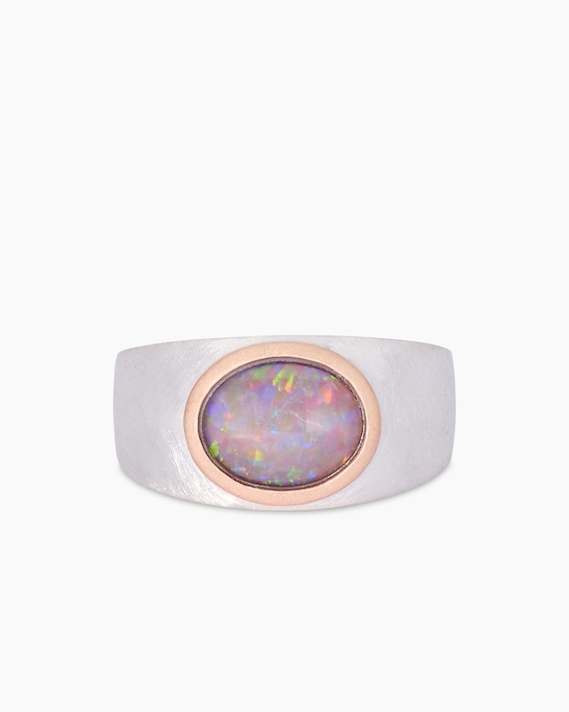 Ring mit Opaltriplette