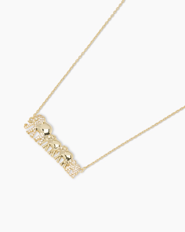 Collier mit Elefanten-Anhänger