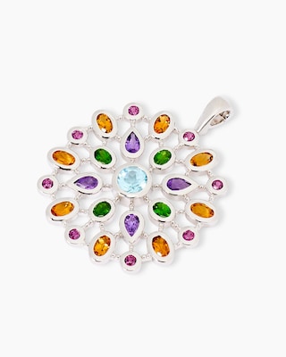 Produktabbildung 3 für Clipanhänger mit Multi-Edelsteinen