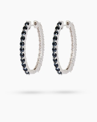 Produktabbildung 1 für Creolen mit Spinell und Zirkon