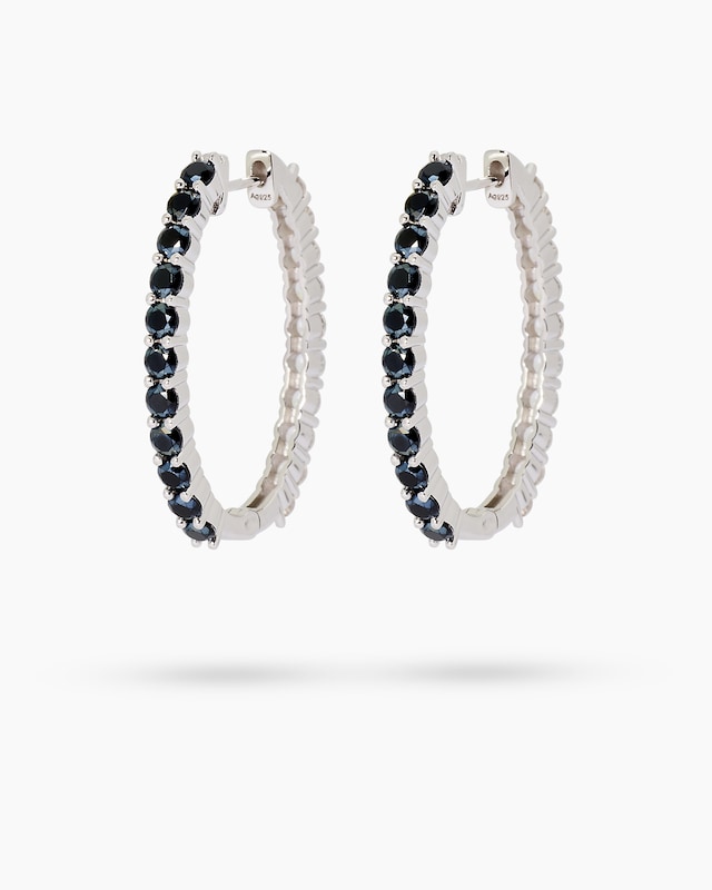 Creolen mit Spinell und Zirkon