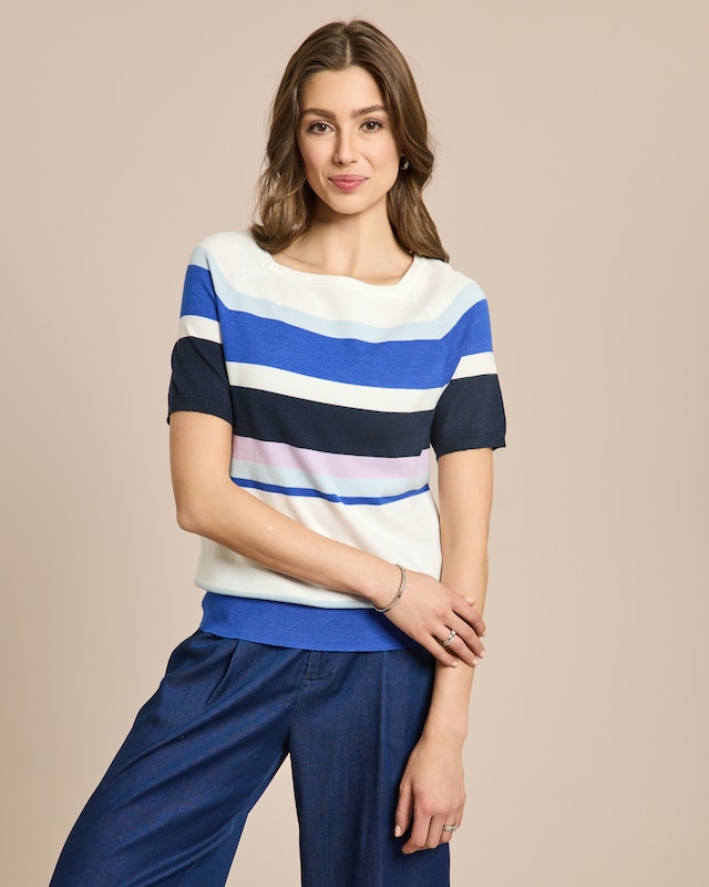 Pullover mit Karree-Ausschnitt