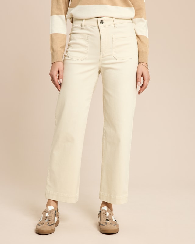 Jeans 7/8 aufgesetzte Taschen