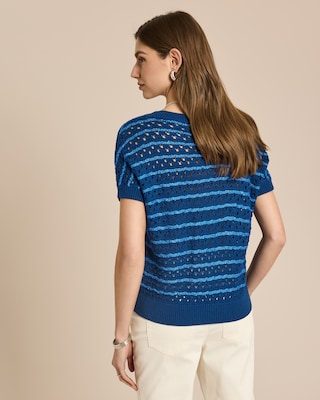 Produktabbildung 3 für Kurzarm-Pullover mit Pailletten