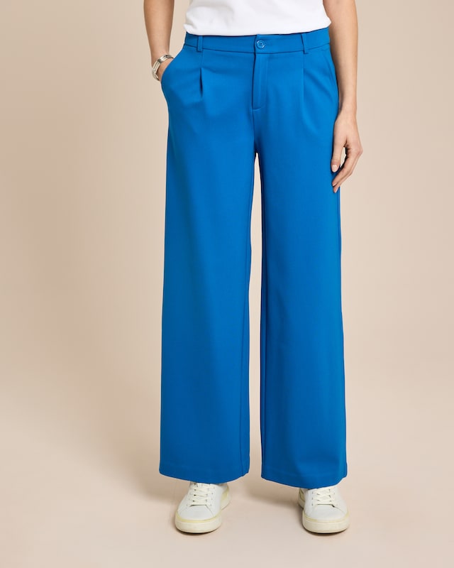 Wide Leg Ponte di Roma Hose