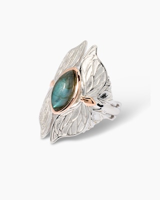 Produktabbildung 3 für Ring mit Labradorit "Schmetterling"