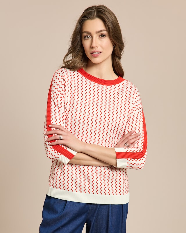 Pullover in Jacquard-Strickmuster