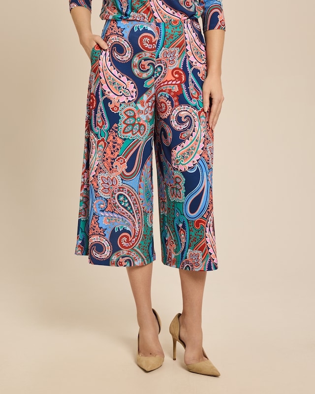 Hosenrock mit Paisley-Druck