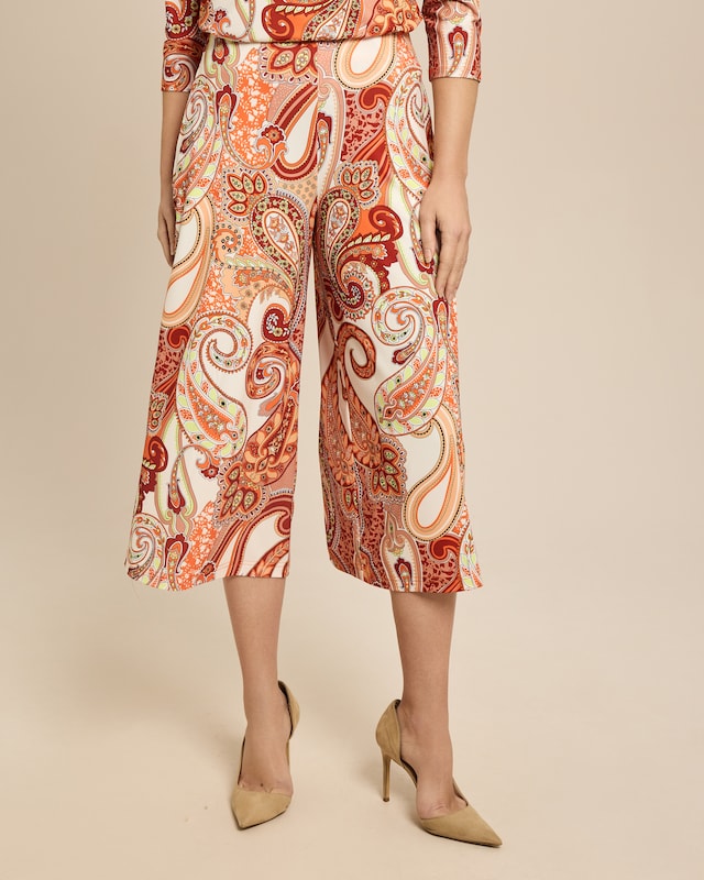 Hosenrock mit Paisley-Druck