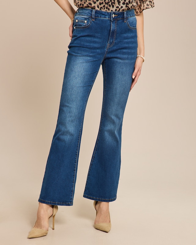 5-Pocket Jeans mit Bootcut