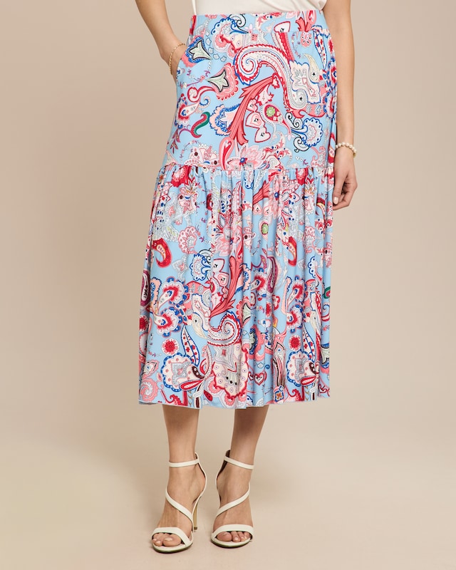 Rock mit Paisleydruck