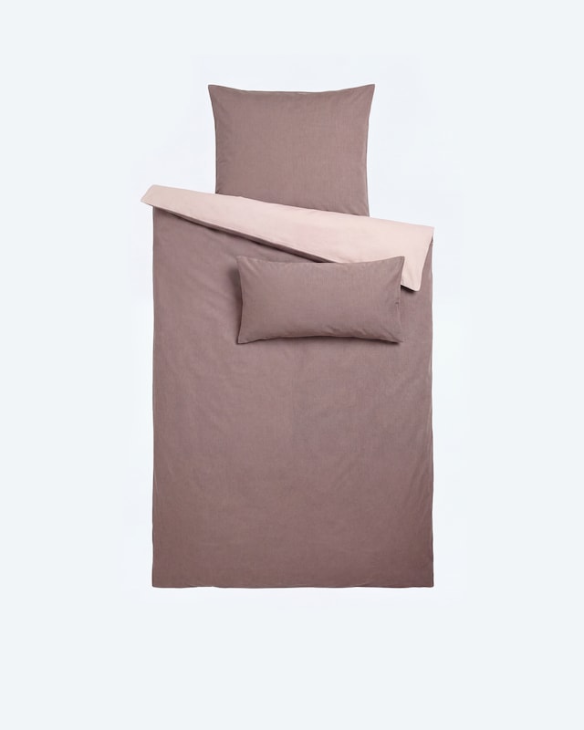 Piqué-Jersey-Wendebettwäsche, 3tlg.