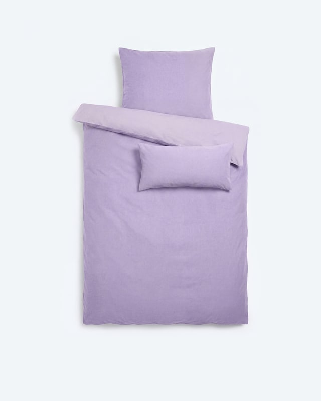 Piqué-Jersey-Wendebettwäsche, 3tlg.