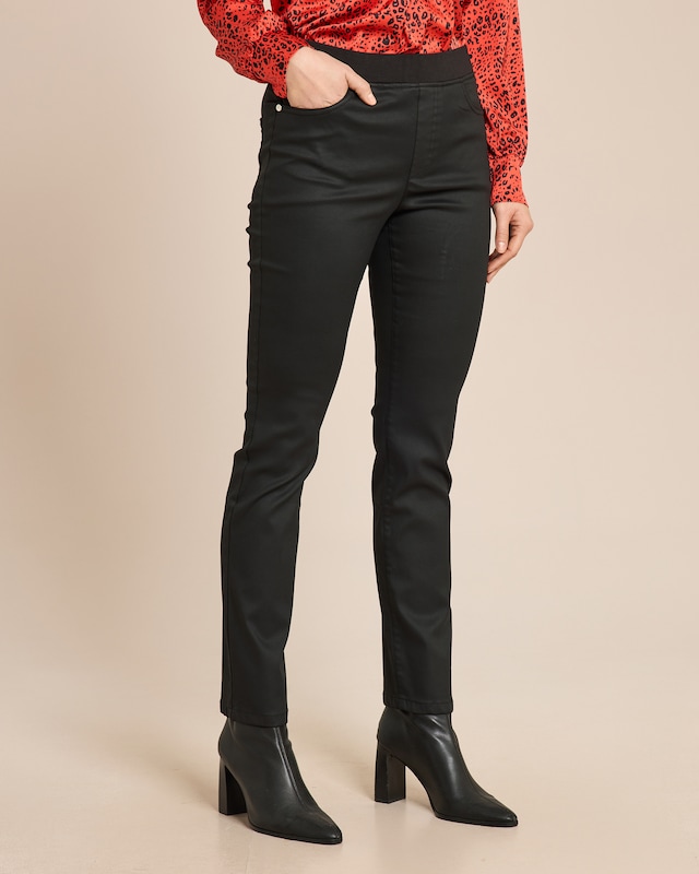 Hose Straight Leg mit Jerseybund