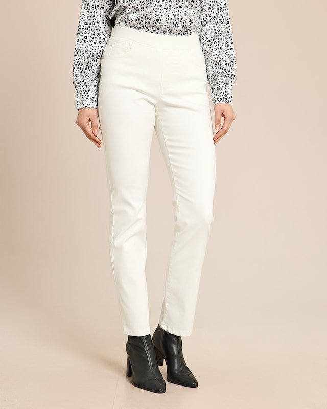 Hose Straight Leg mit Jerseybund