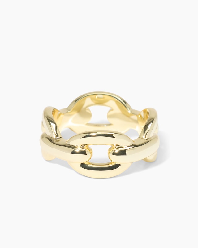Ring mit Kettenglied-Design