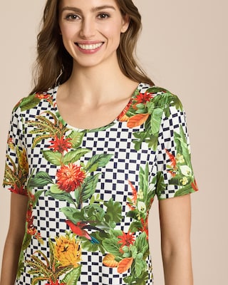 Produktabbildung 4 für Nachthemd Flowers and Graphic