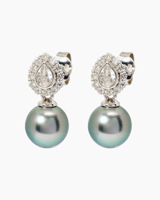 Produktabbildung 1 für Ohrhänger mit Tahitizuchtperle