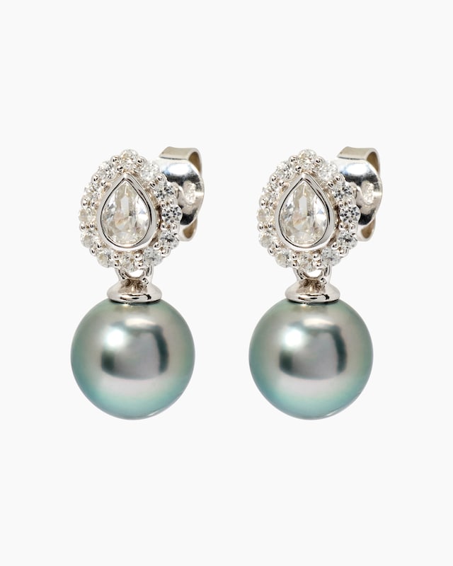 Ohrhänger mit Tahitizuchtperle