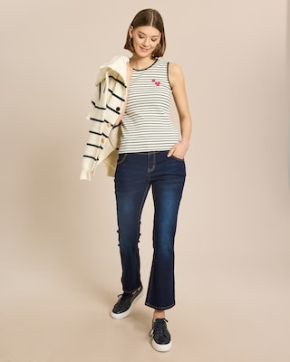 Produktabbildung 3 für Streifen Top mit Herzdetail