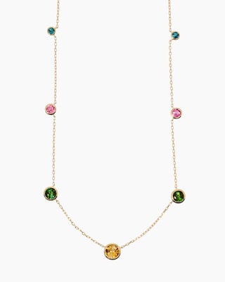 Produktabbildung 1 für Collier mit Multi-Turmalin