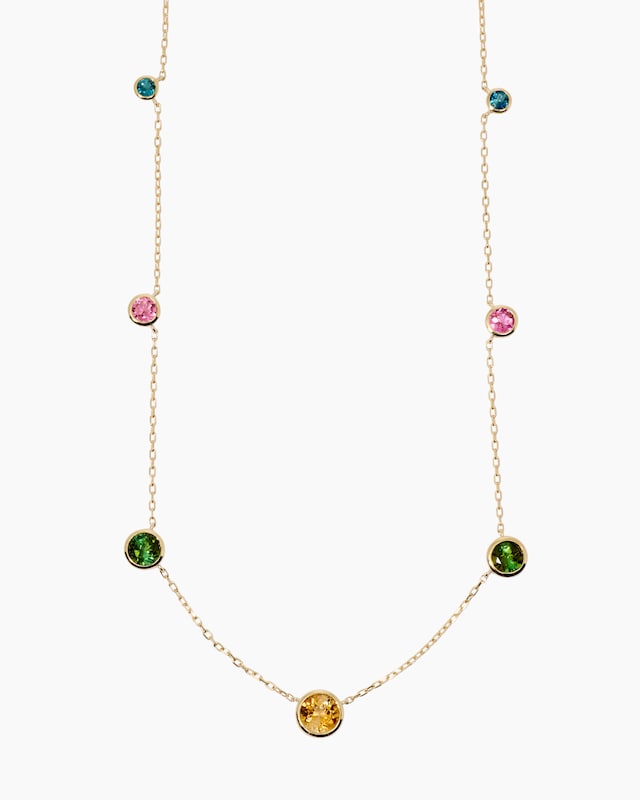 Collier mit Multi-Turmalin